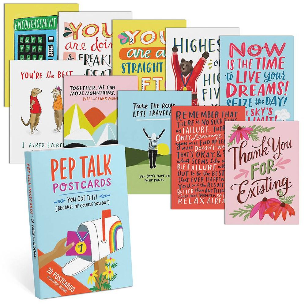 Pep Talk Postcard Set | Paper Source
