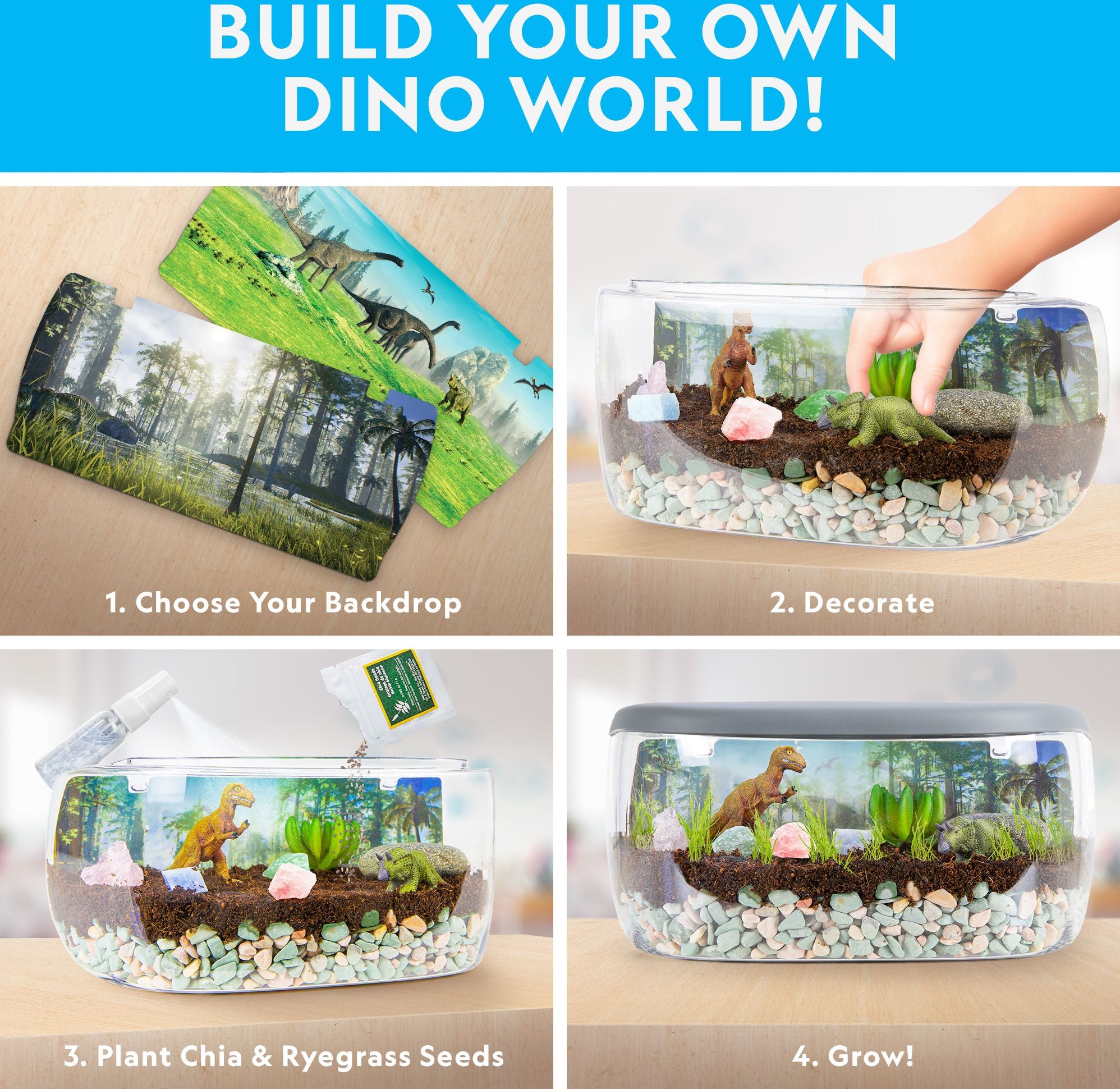 National Geographic Light up Terrarium: Dinosaur Habitat