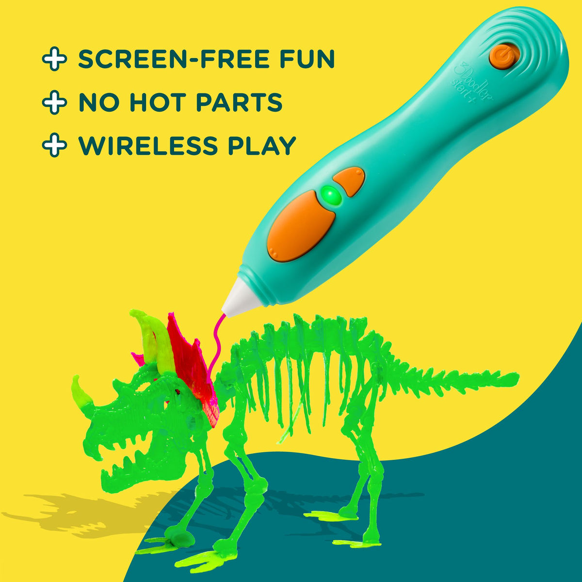 3Doodler Start+ Essentials 3D Pen Set for Kids, Easy to Use, Learn from Home Art Activity Set, Educational STEM Toy for Boys & Girls Ages 6+