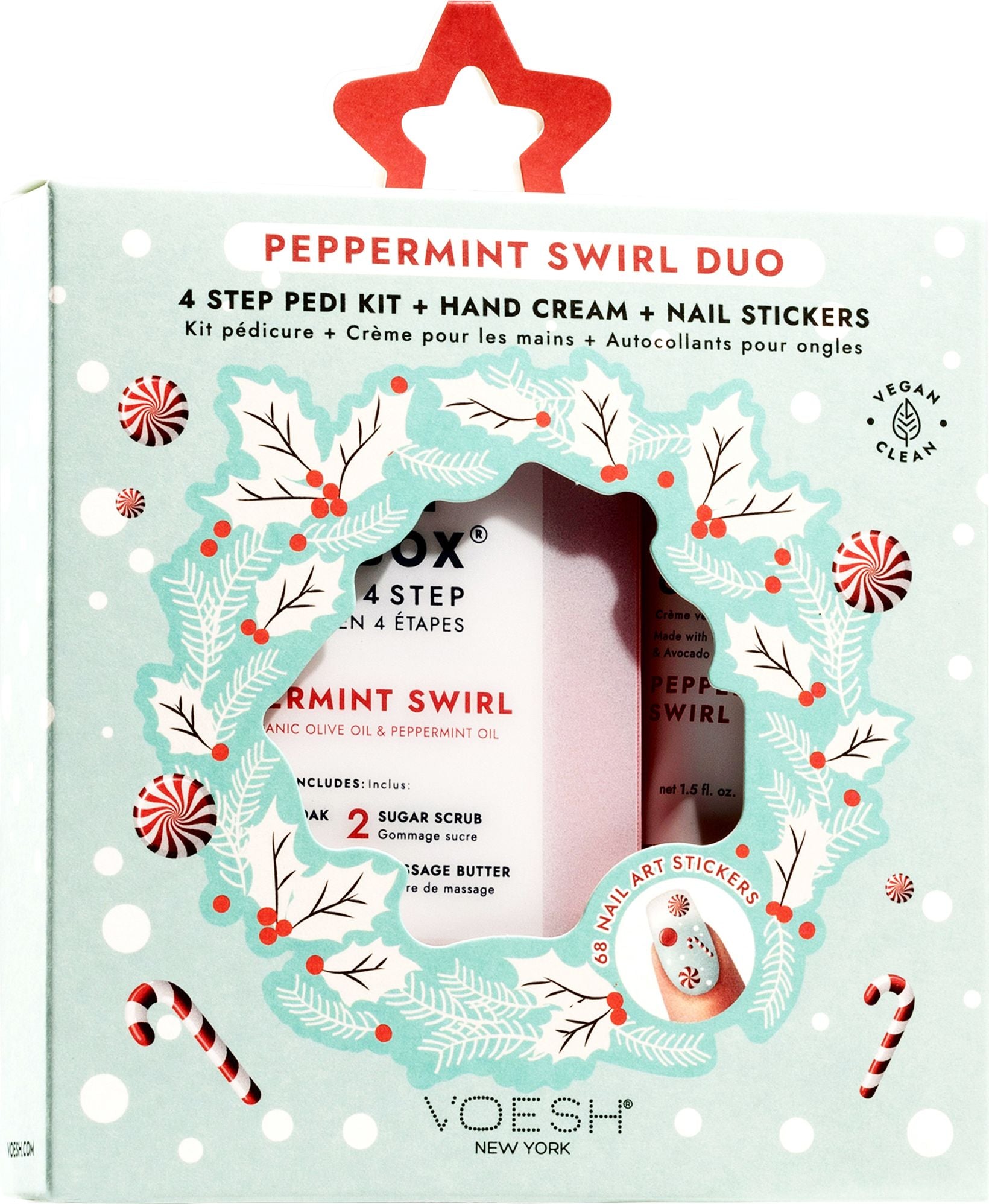 Peppermint Swirl Duo Pedi Set
