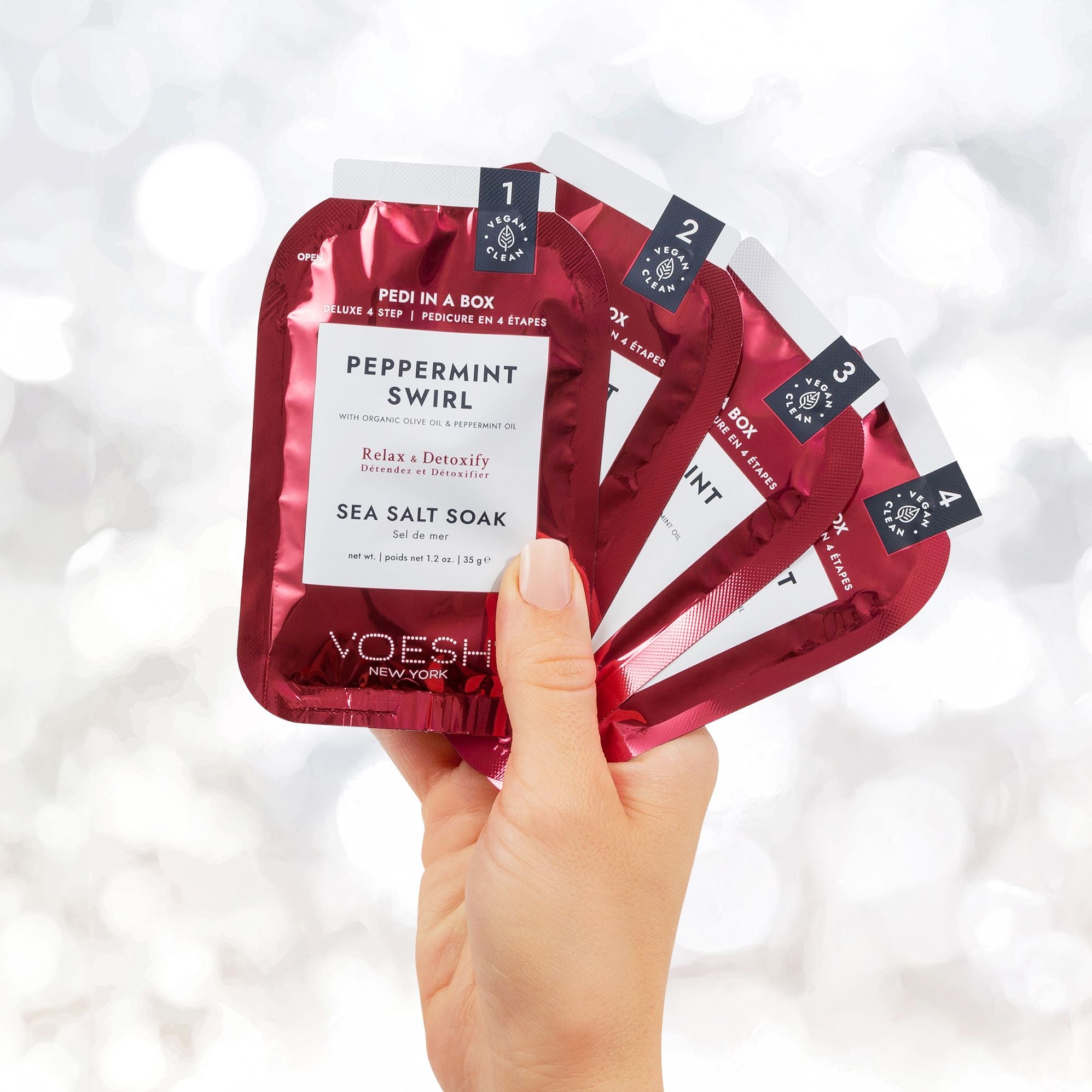 Peppermint Swirl Duo Pedi Set