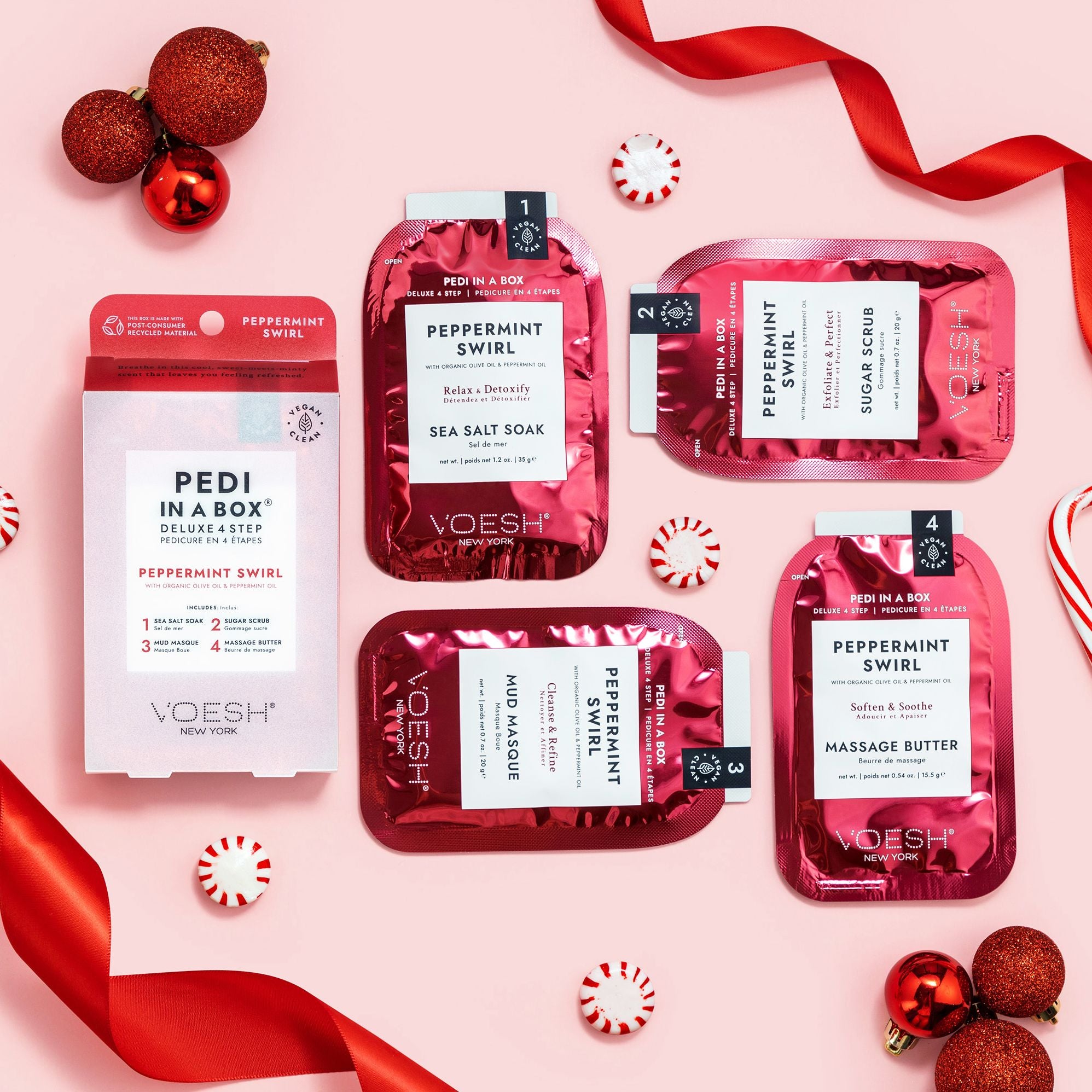 Peppermint Swirl Duo Pedi Set