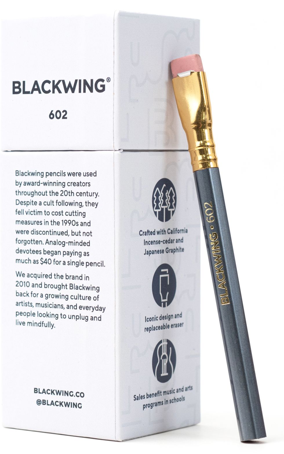 Blackwing 602 Short Pencil 12 Pack