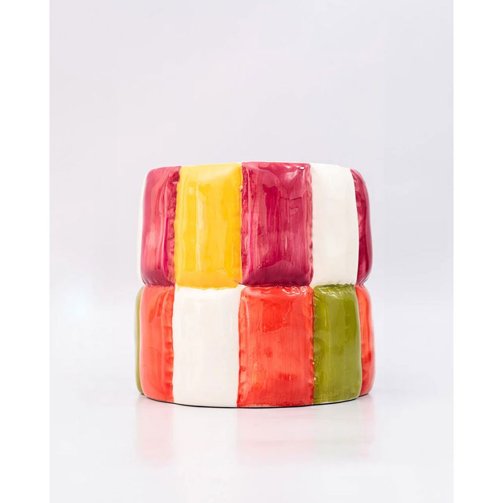 ban.do Ceramic Planter, Colorblock