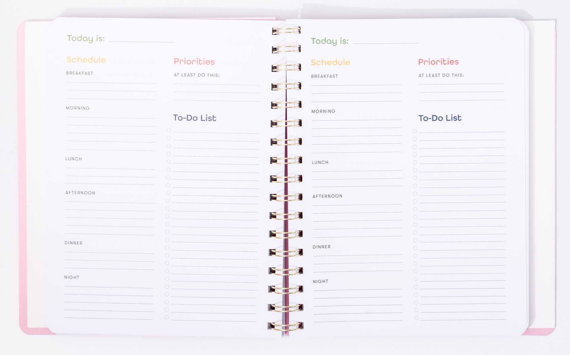 To Do Planner, Flowers and Fruit