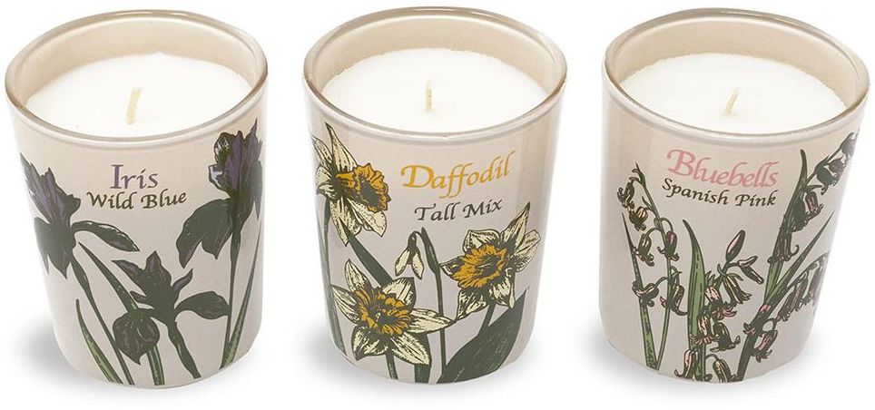Votive Candle Set, Wildflowers