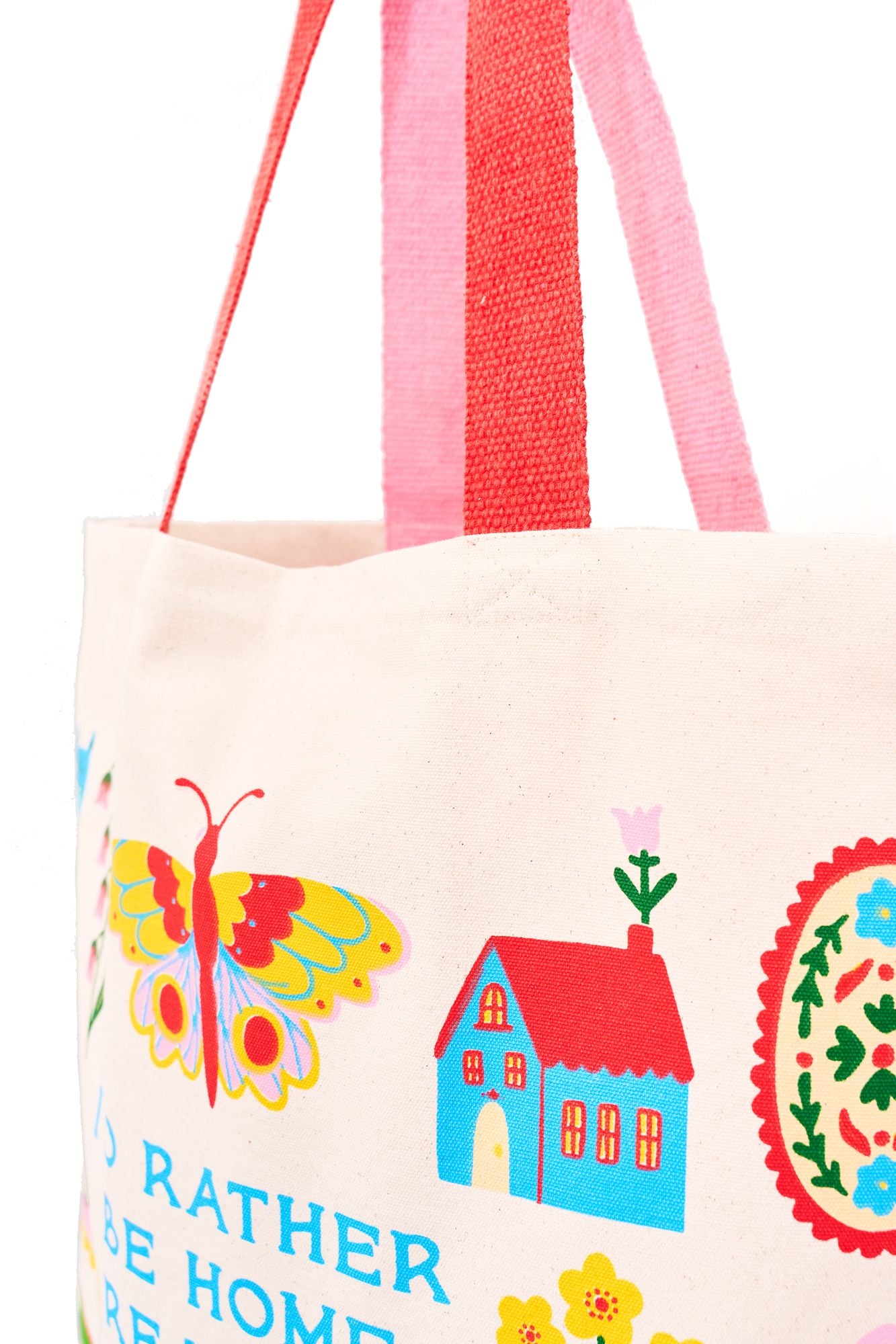 I'd Rather Be Home Reading Tote