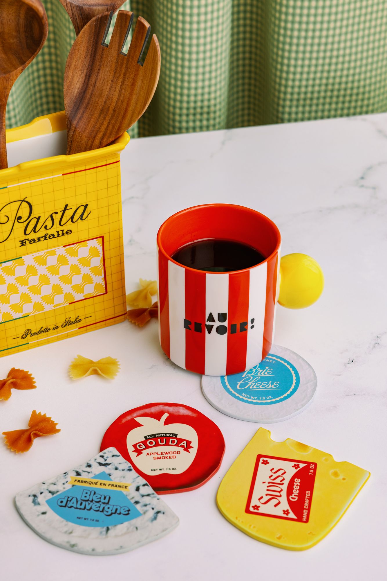 Coaster Set, Cheese