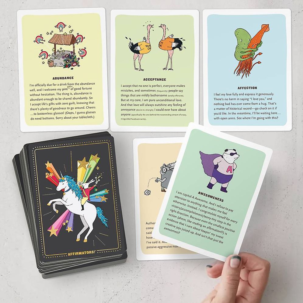 Affirmators! Deluxe Deck: 100 Affirmation Cards
