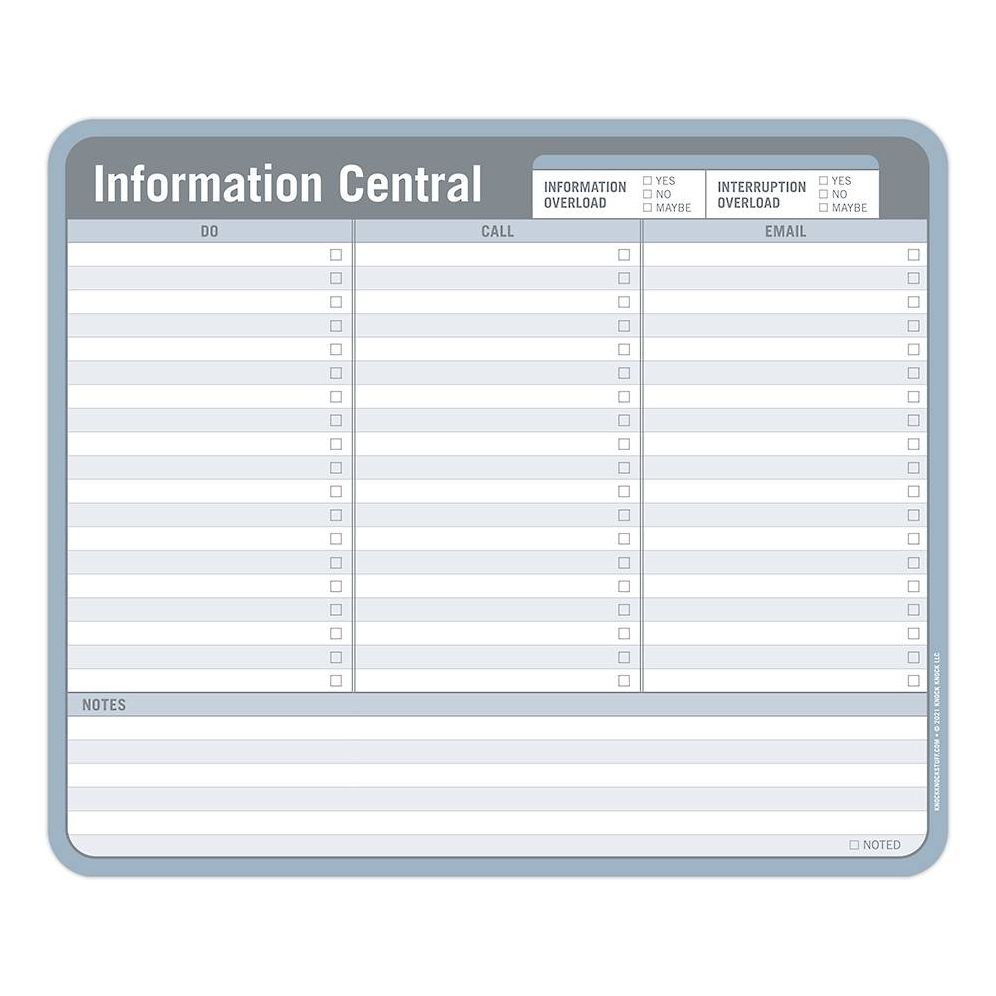 Information Central Paper Mousepad