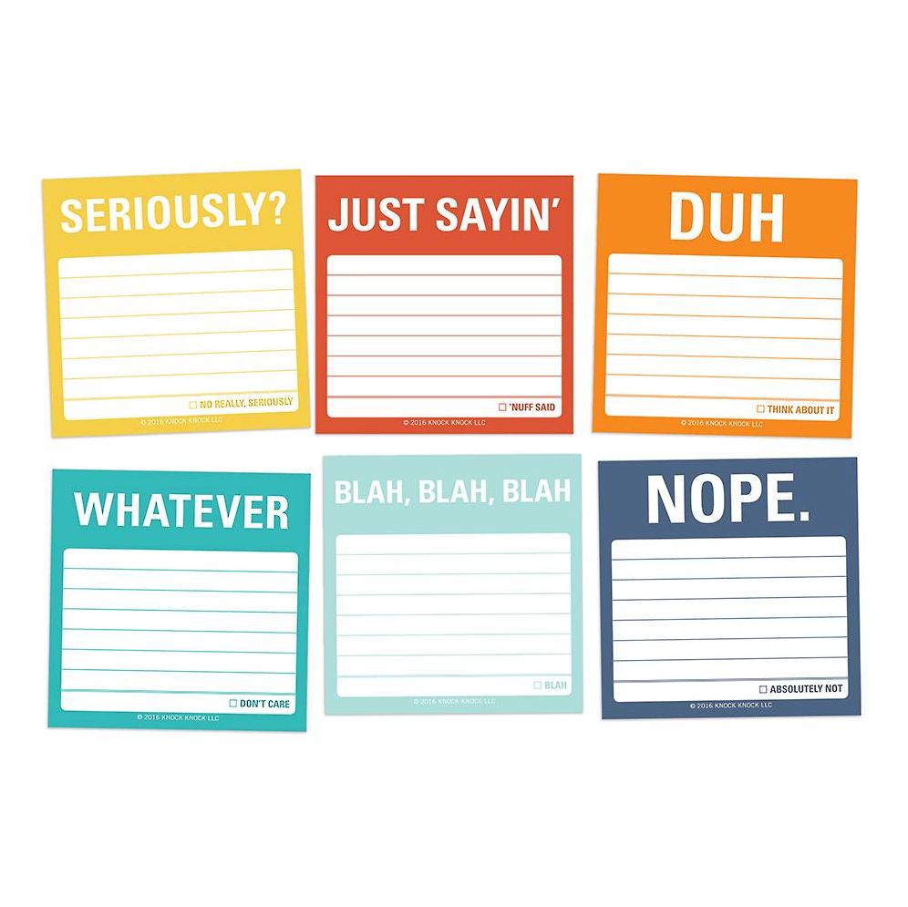 Tell It Like It Is Sticky Notes Set