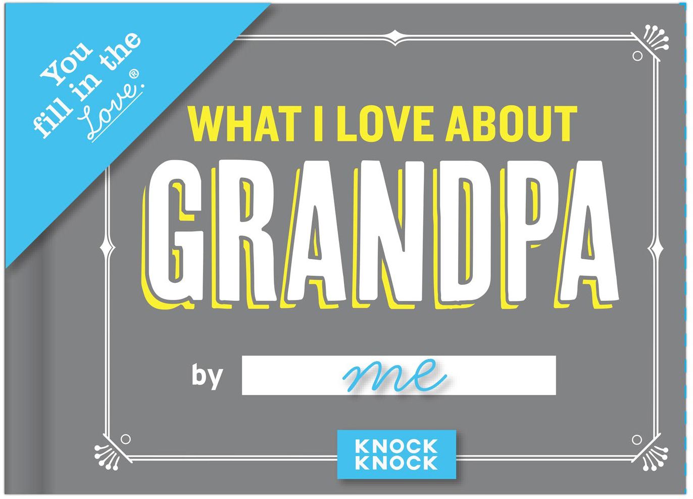 What I Love About Grandpa Book