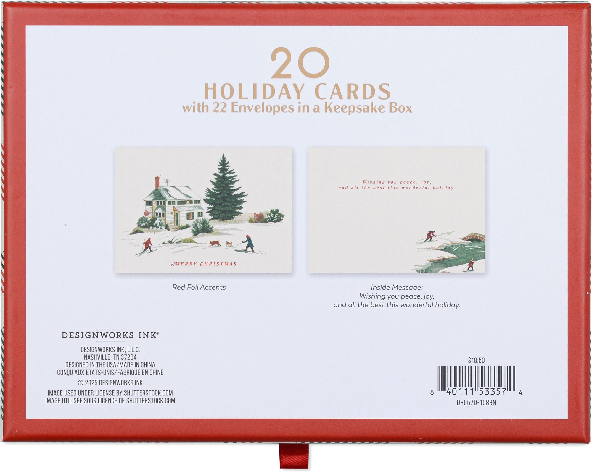 Christmas House Boxed Christmas Cards Set of 20