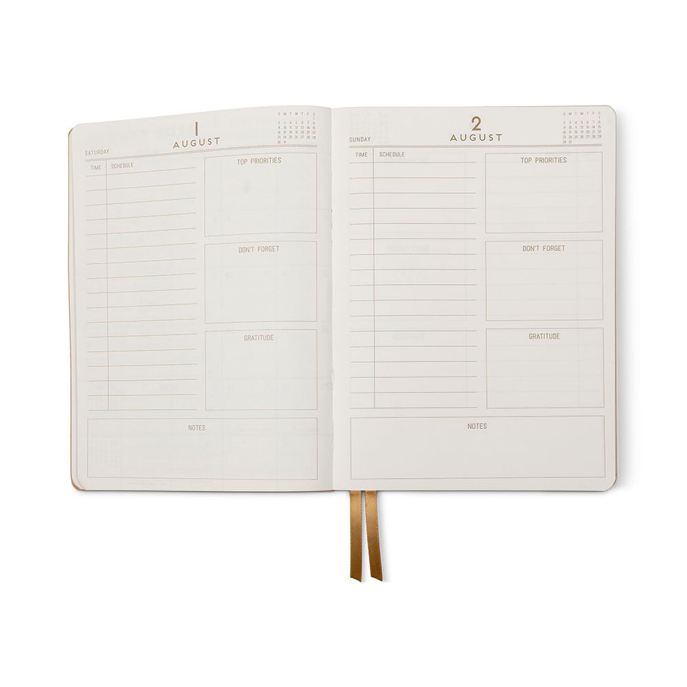 2026-2027 Rose Shadow Stripe Daily Planner
