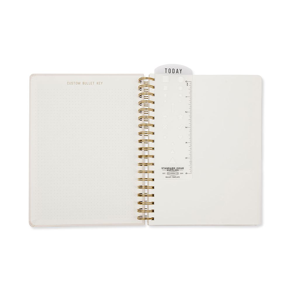 2026-2027 Cream Standard Issue Weekly Desk Planner
