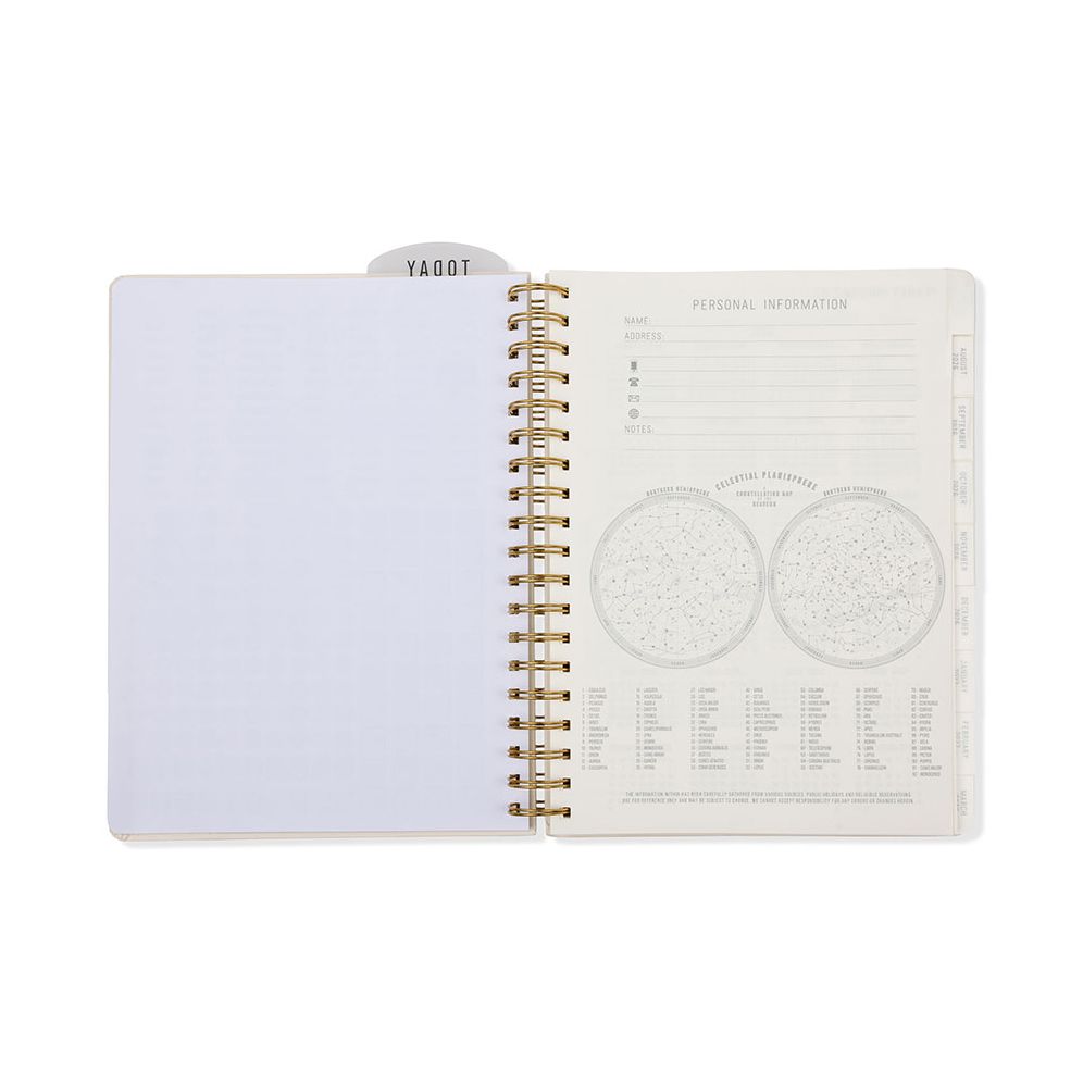 2026-2027 Cream Standard Issue Weekly Desk Planner