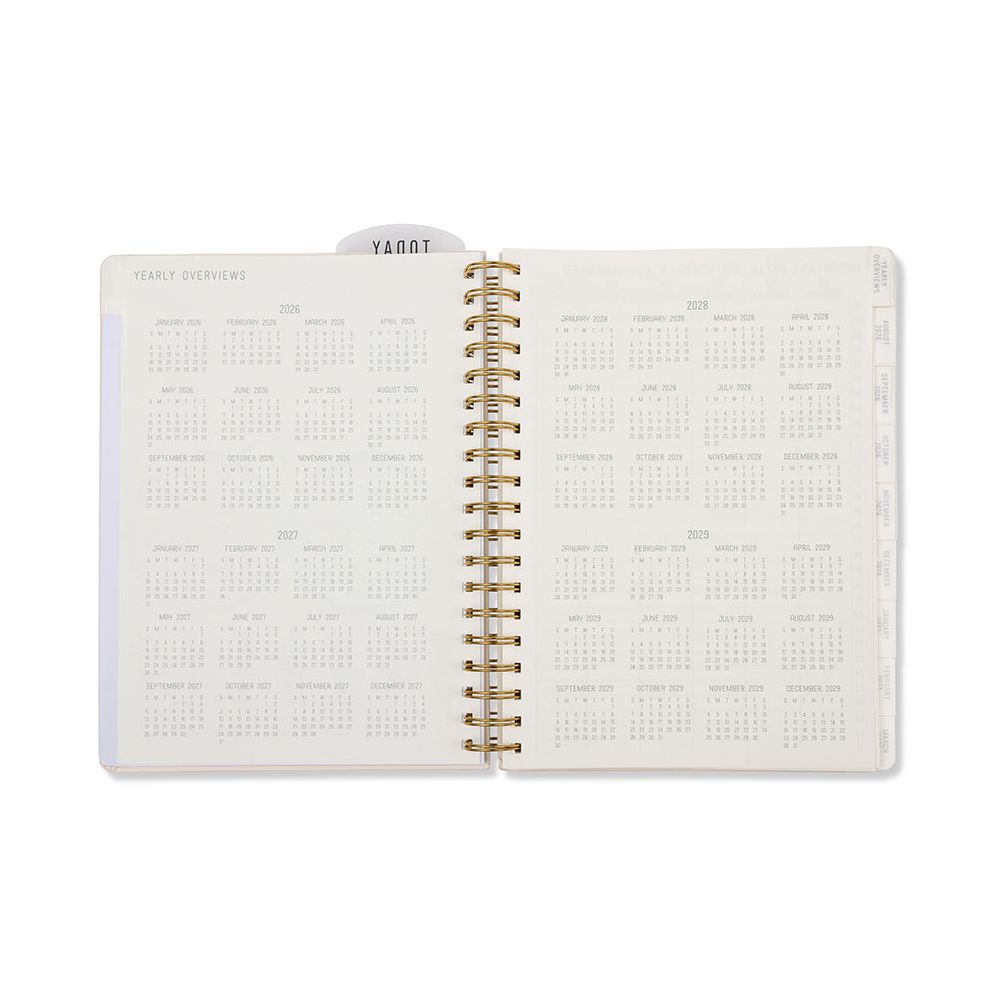 2026-2027 Cream Standard Issue Weekly Desk Planner