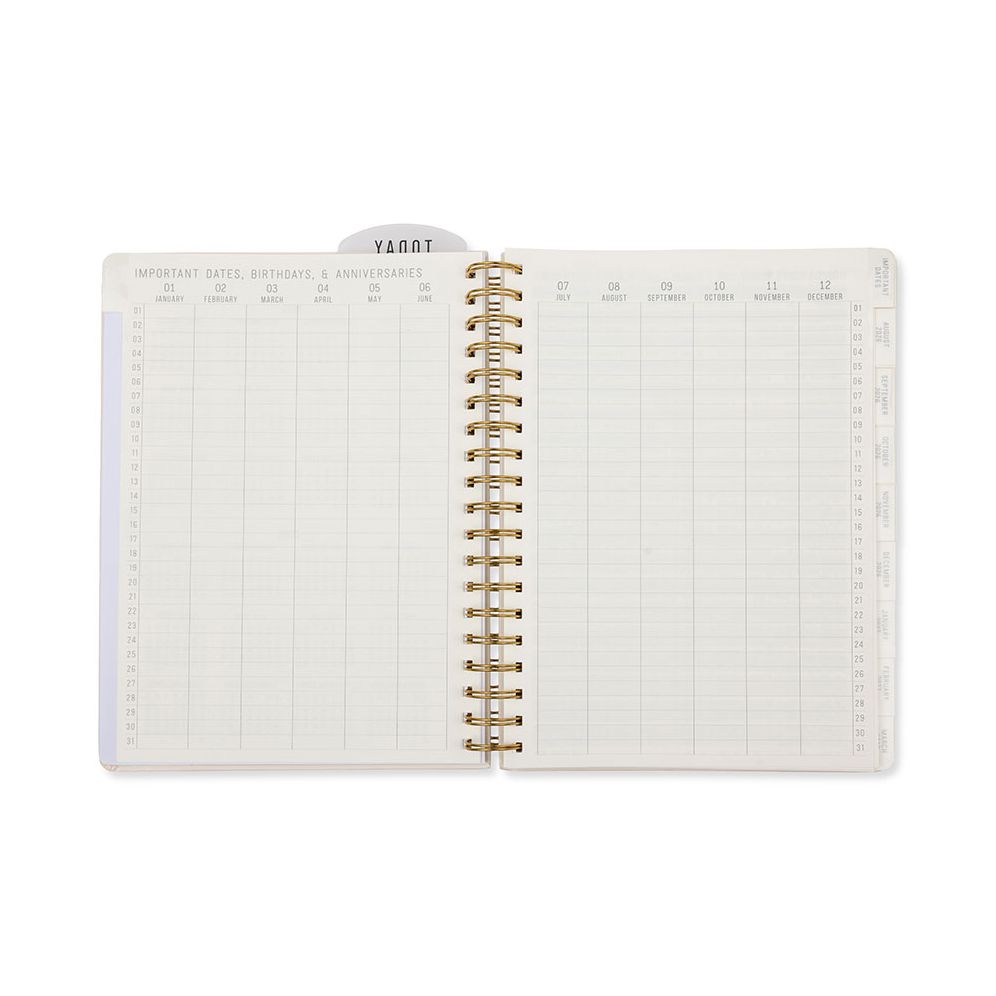2026-2027 Cream Standard Issue Weekly Desk Planner