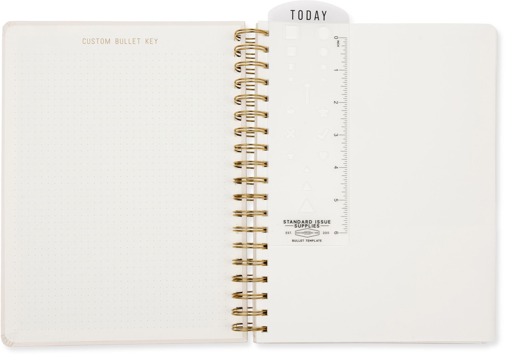 2026-2027 Cream Standard Issue Weekly Desk Planner