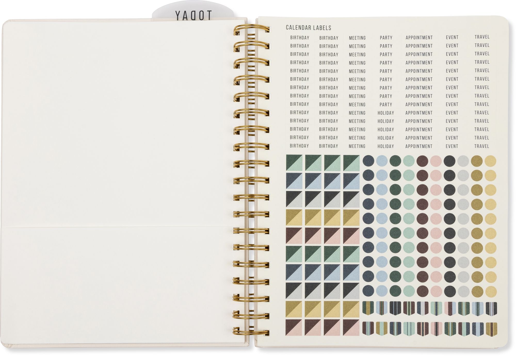 2026-2027 Cream Standard Issue Weekly Desk Planner