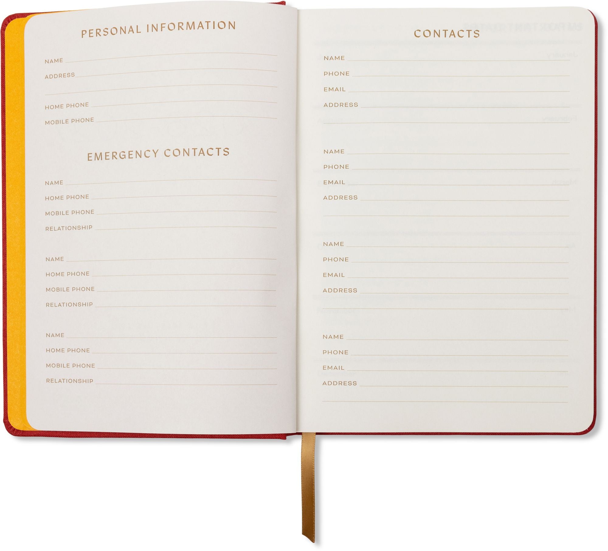2026-2027 Embroidered Lucky Cat Weekly Desk Planner