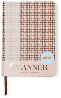2026-2027 Heritage Plaid Weekly Desk Planner