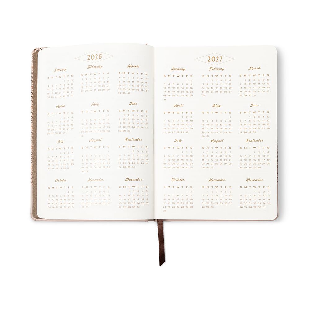 2026-2027 Heritage Plaid Weekly Desk Planner