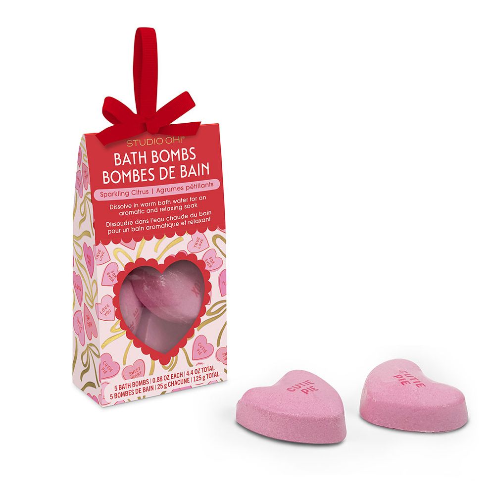Candy Heart Bath Bombs