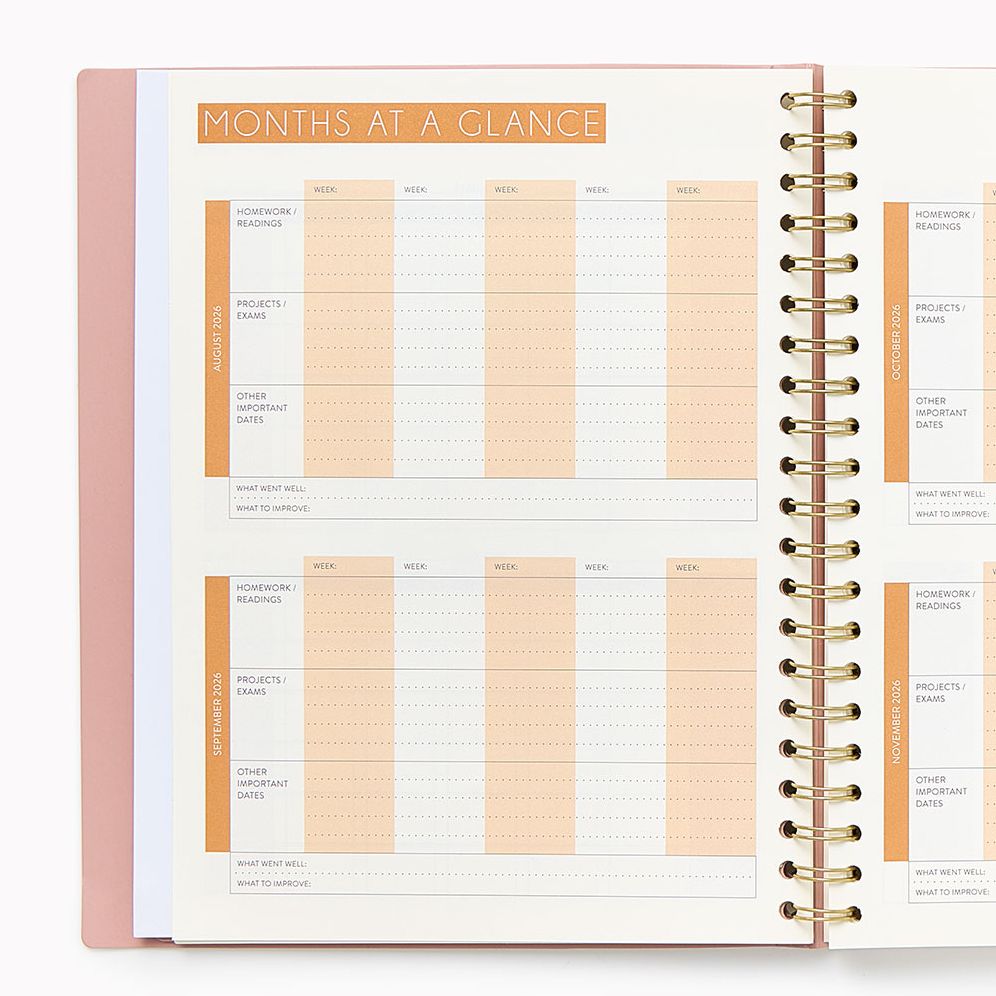 2026-2027 Paper Source Student/Teacher 17-Month Planner