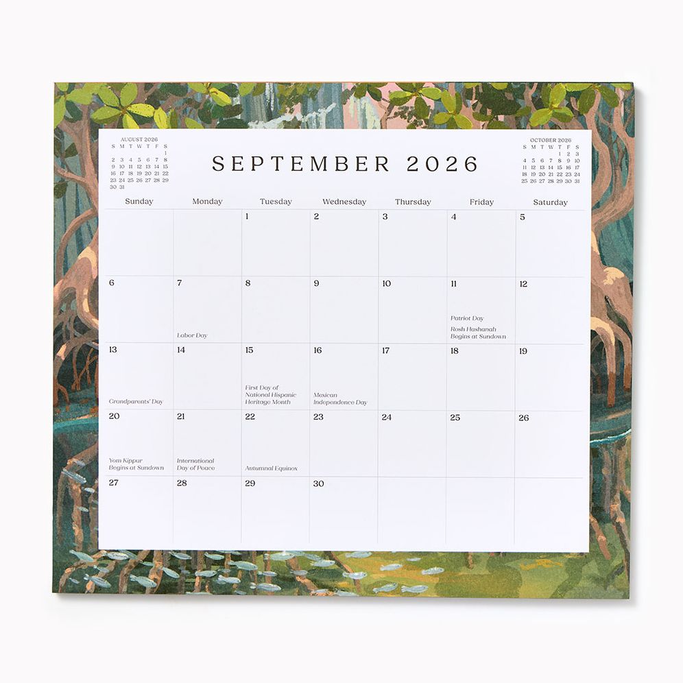 2026-2027 Paper Source Landscapes 17-Month Magnetic Calendar
