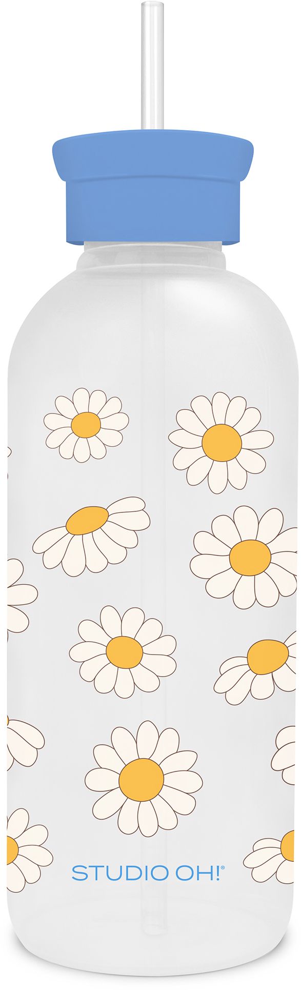 Do No Harm Glass Water Bottle with Straw