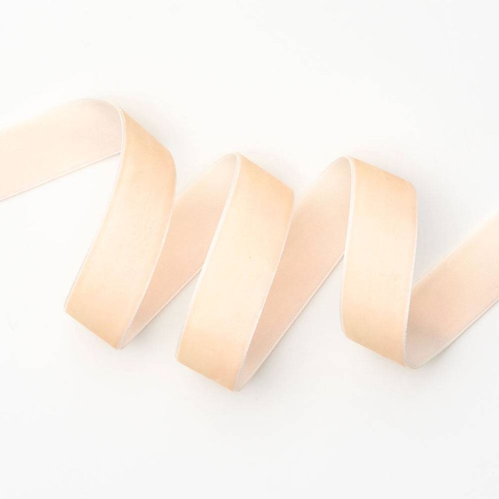 Light Pink Velvet Ribbon 1" 5 YD