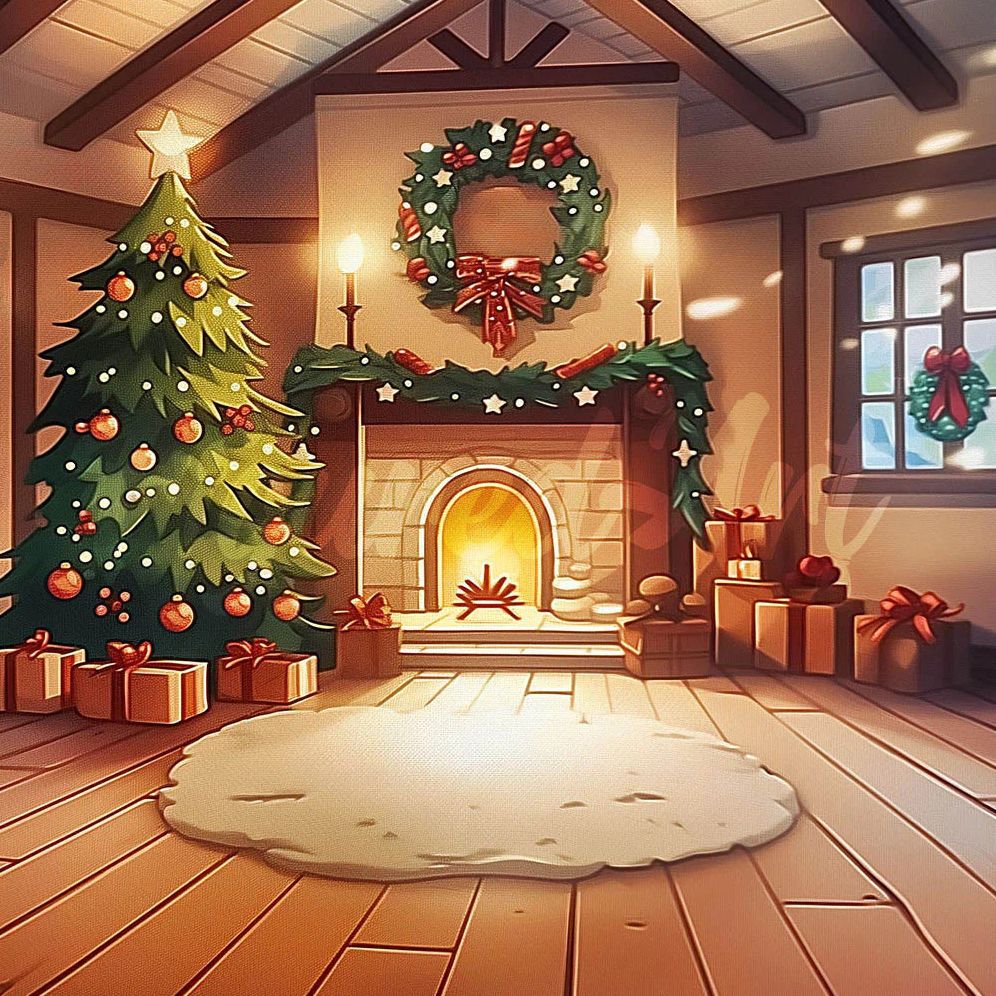 Cozy Holiday 10x10 Framed Diamond Art Kit | Paper Source