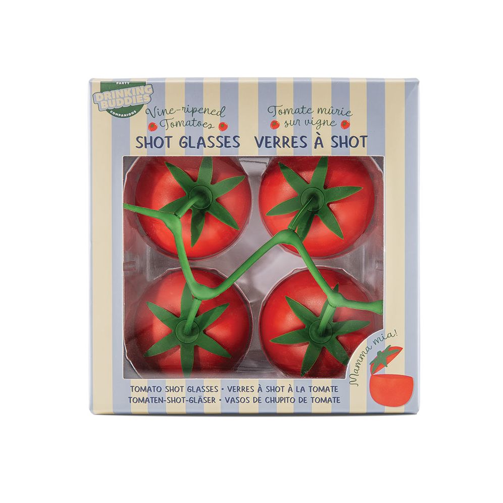 TOMATO　おまとめ商品 Italian Summer Tomato Vine Ripened Shots Set of 4 | Paper Source