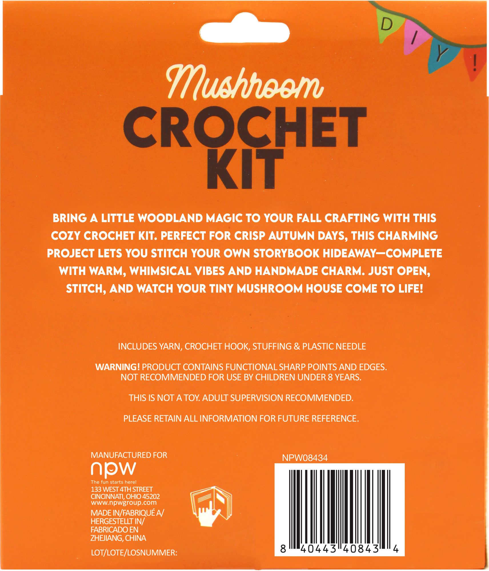 NPW Mushroom Crochet Kit