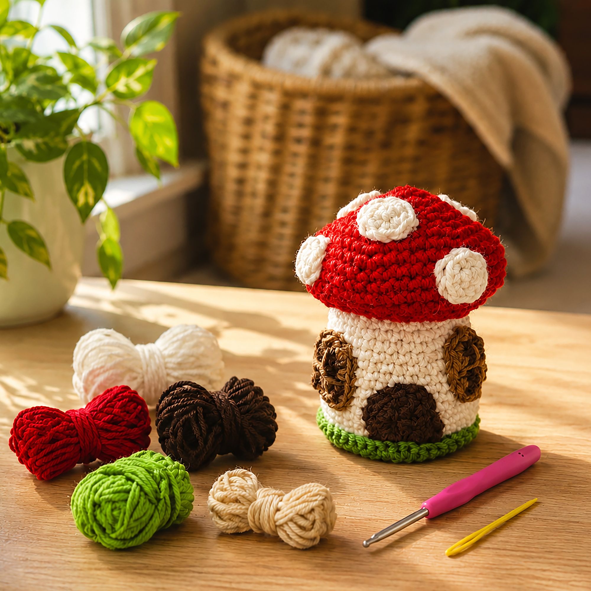 NPW Mushroom Crochet Kit
