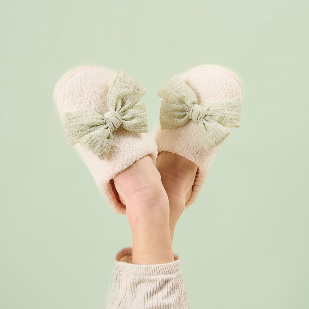 Betty Bow Sage Slippers