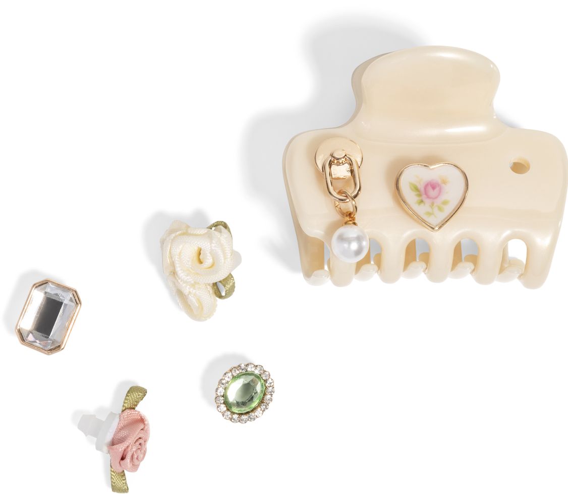 KitschPop Cloud Clip 7pc Set Vintage - Pearlized Cream