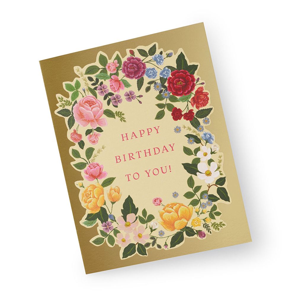 Botanical Birthday Card