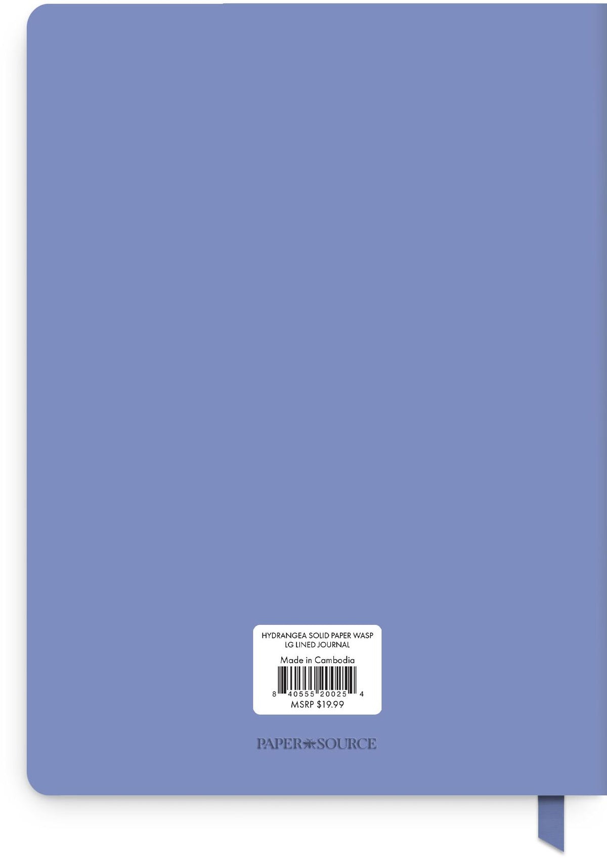 Hydrangea Paper Wasp LG Lined Journal