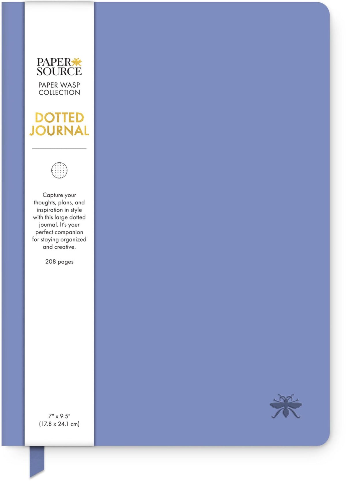 Hydrangea Paper Wasp LG Dotted Journal