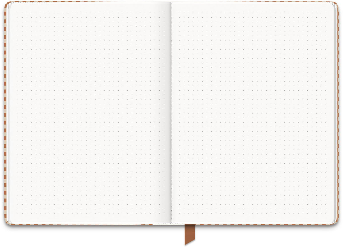 Maple Checks Paper Wasp LG Dotted Journal