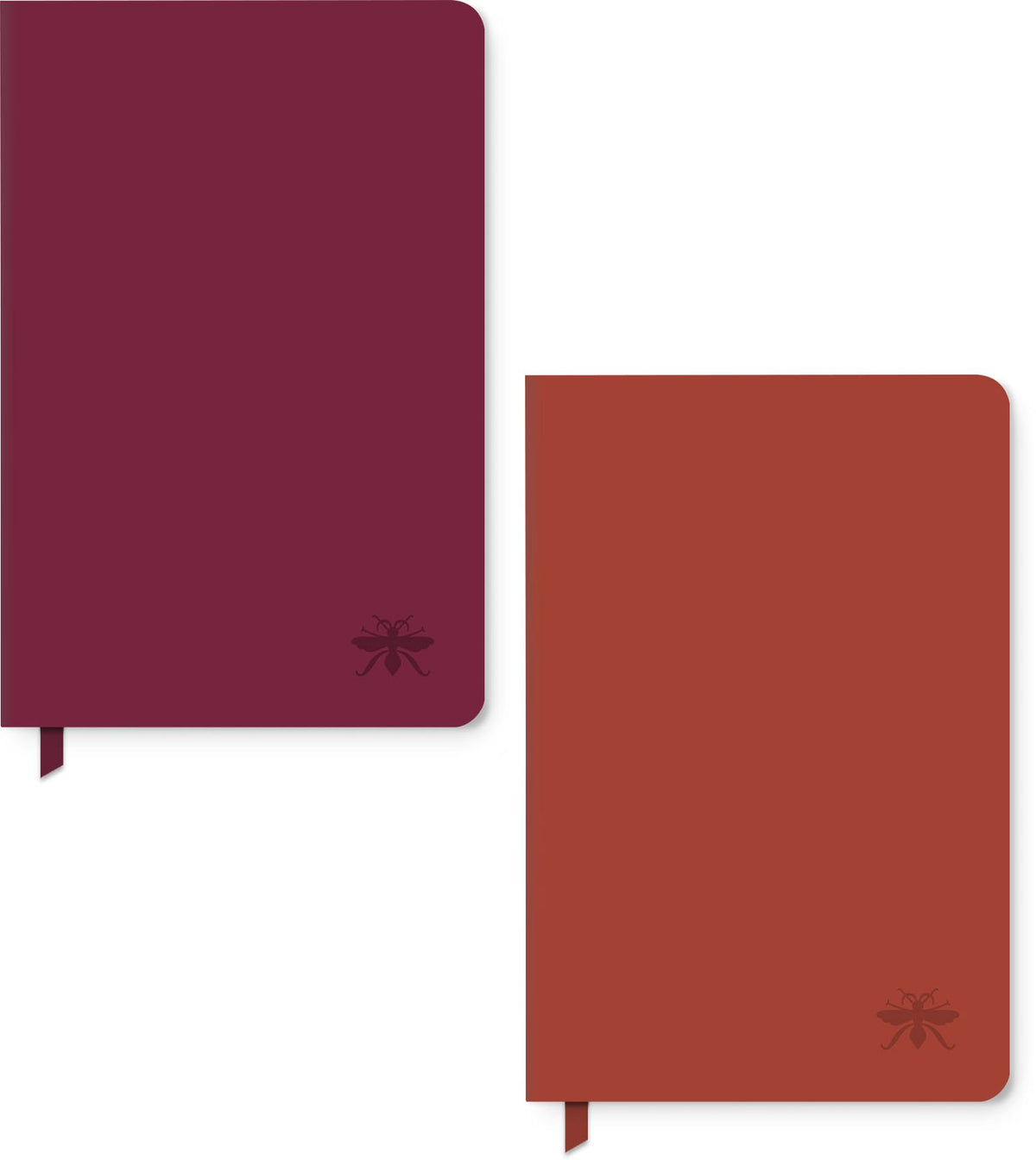 Burgundy Paper Wasp S/2 Pocket Notebooks