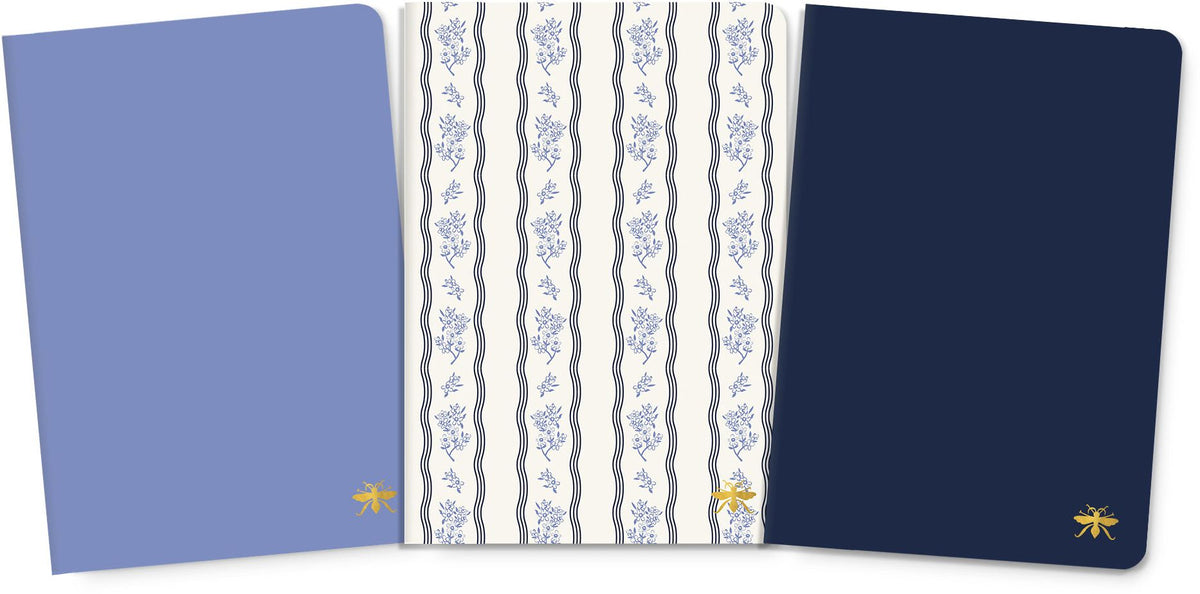 Hydrangea Paper Wasp S/3 Notebooks