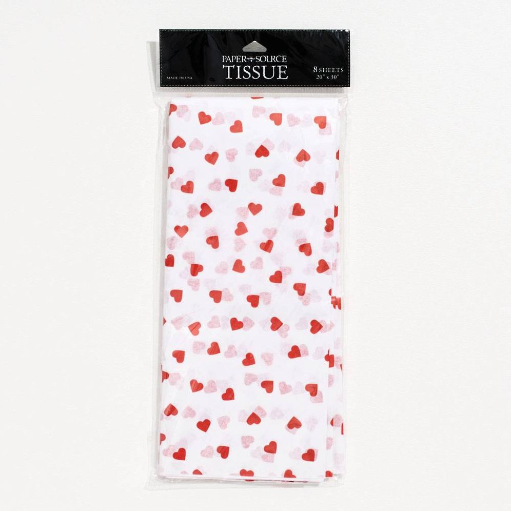 Red Heart Tissue Paper