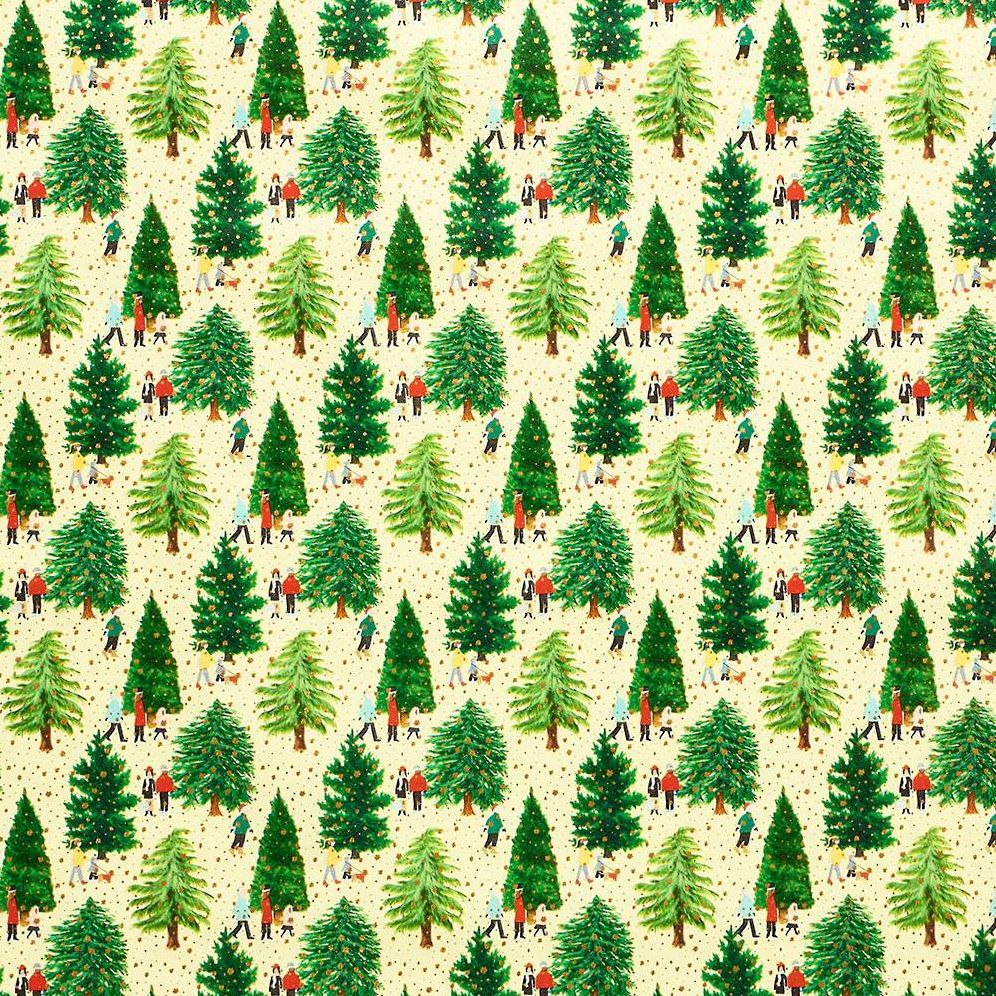Christmas Tree Farm Stone Wrapping Paper