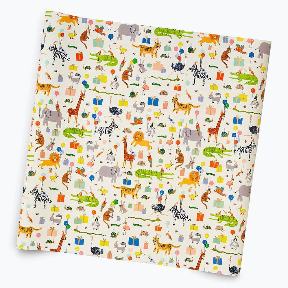 Party Animals Wrapping Paper