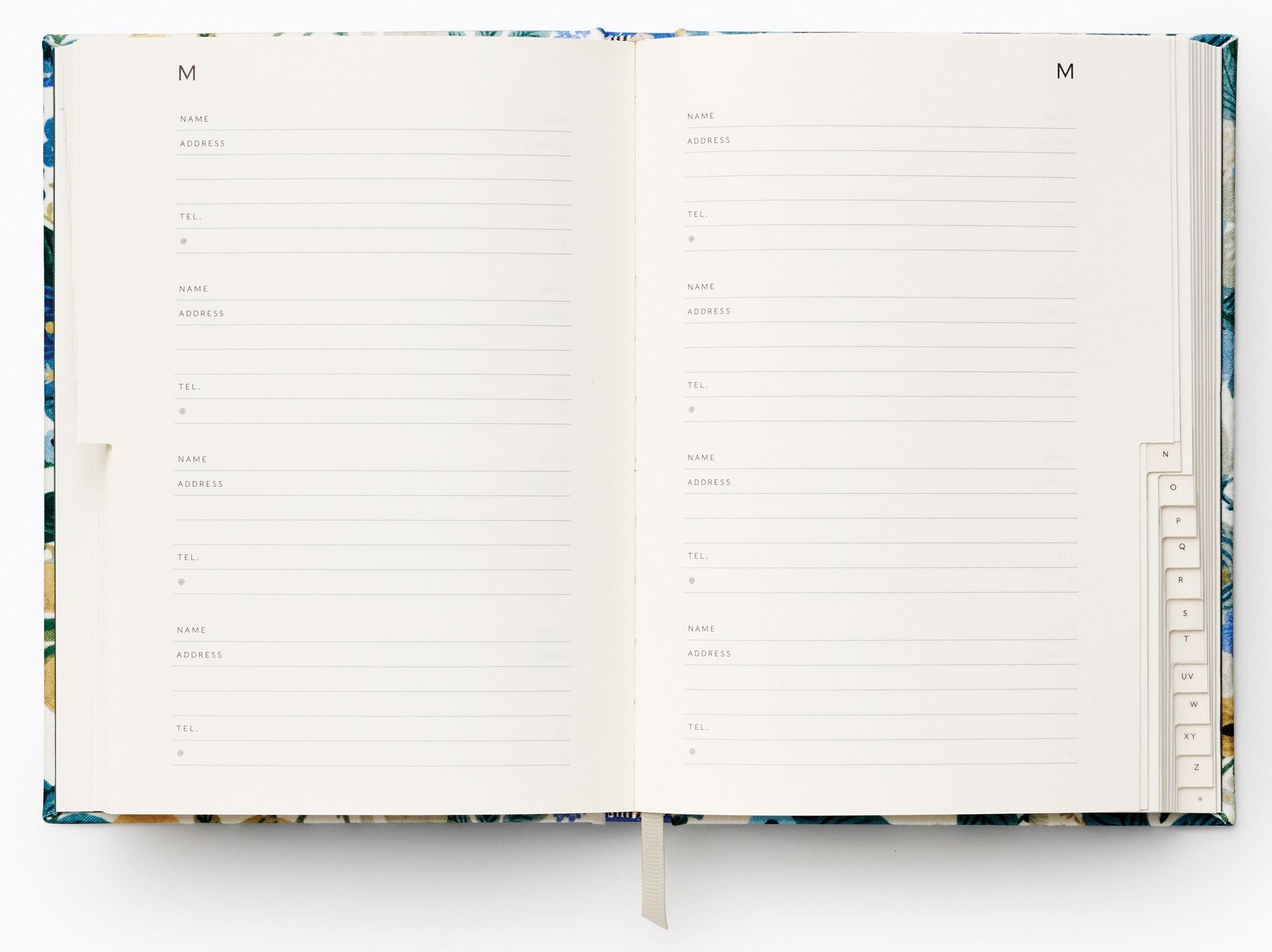 Blue Garden Party Address Journal