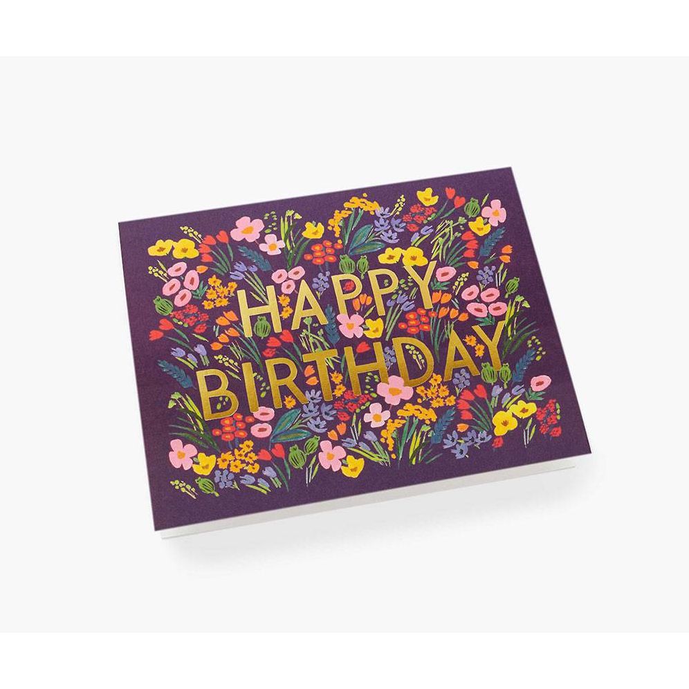 Lea Floral Birthday Card