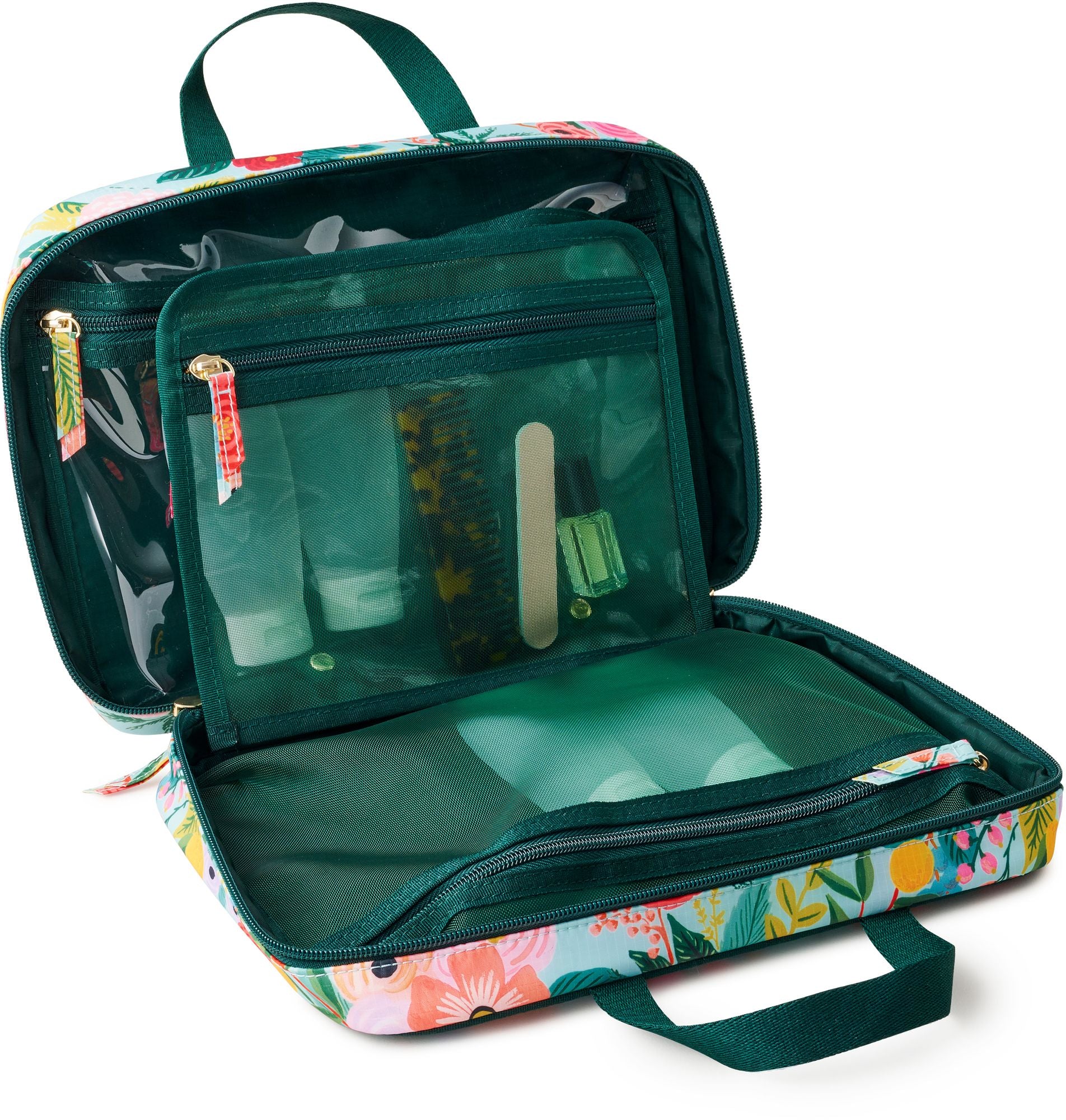 Garden Party Travel Cosmetic Case